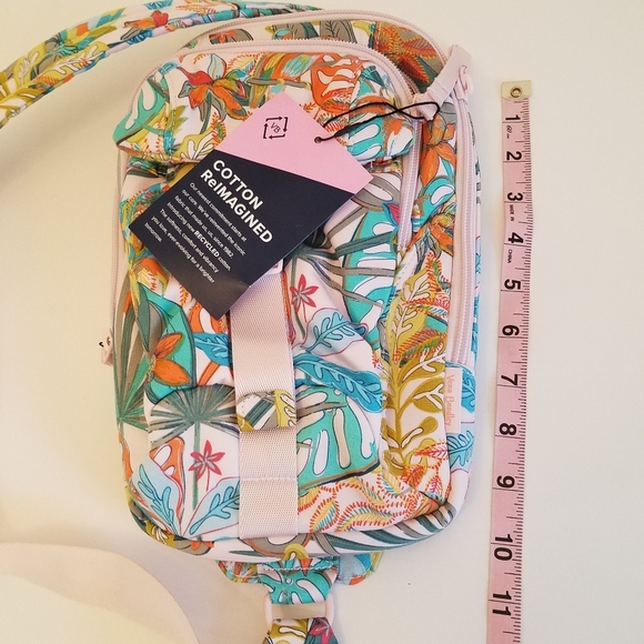 NWT Vera Bradley Utility Sling  Backpack Rain Forest Canopy main image 4